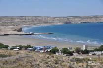 A pequena e simpática Puerto Piramides, na Península Valdés, na Argentina